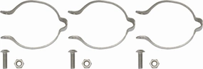 25.4 Stainless Clamp-on Cable Guides Set/3