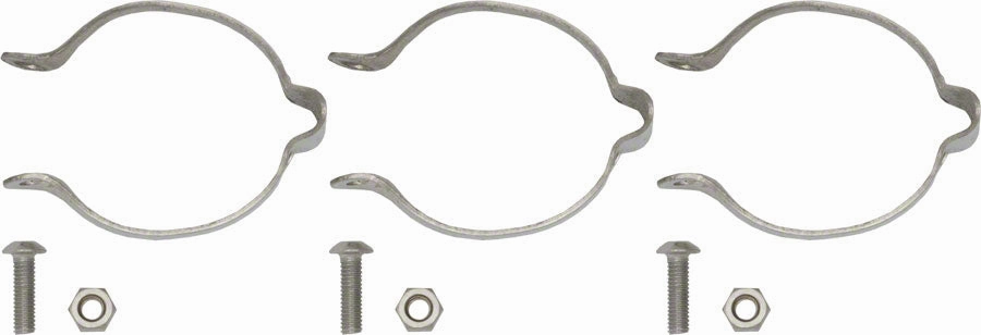 25.4 Stainless Clamp-on Cable Guides Set/3