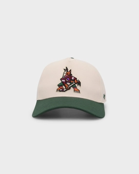 47 Brand Arizona Coyotes 'LA Kings X Arizona Coyotes' 47 MVP DT Snapback Natural/Dark Green