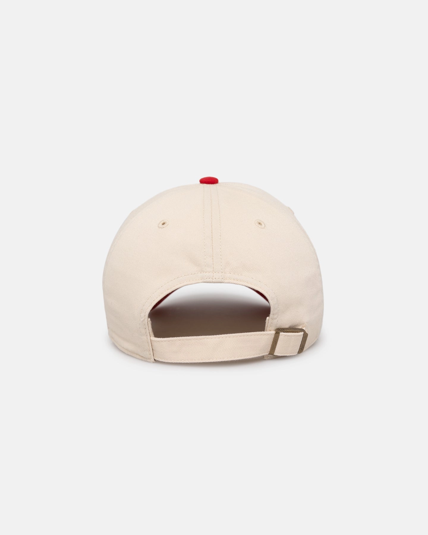 47 Brand New York Yankees Two-Tone Clean Up Strapback Natural/Red