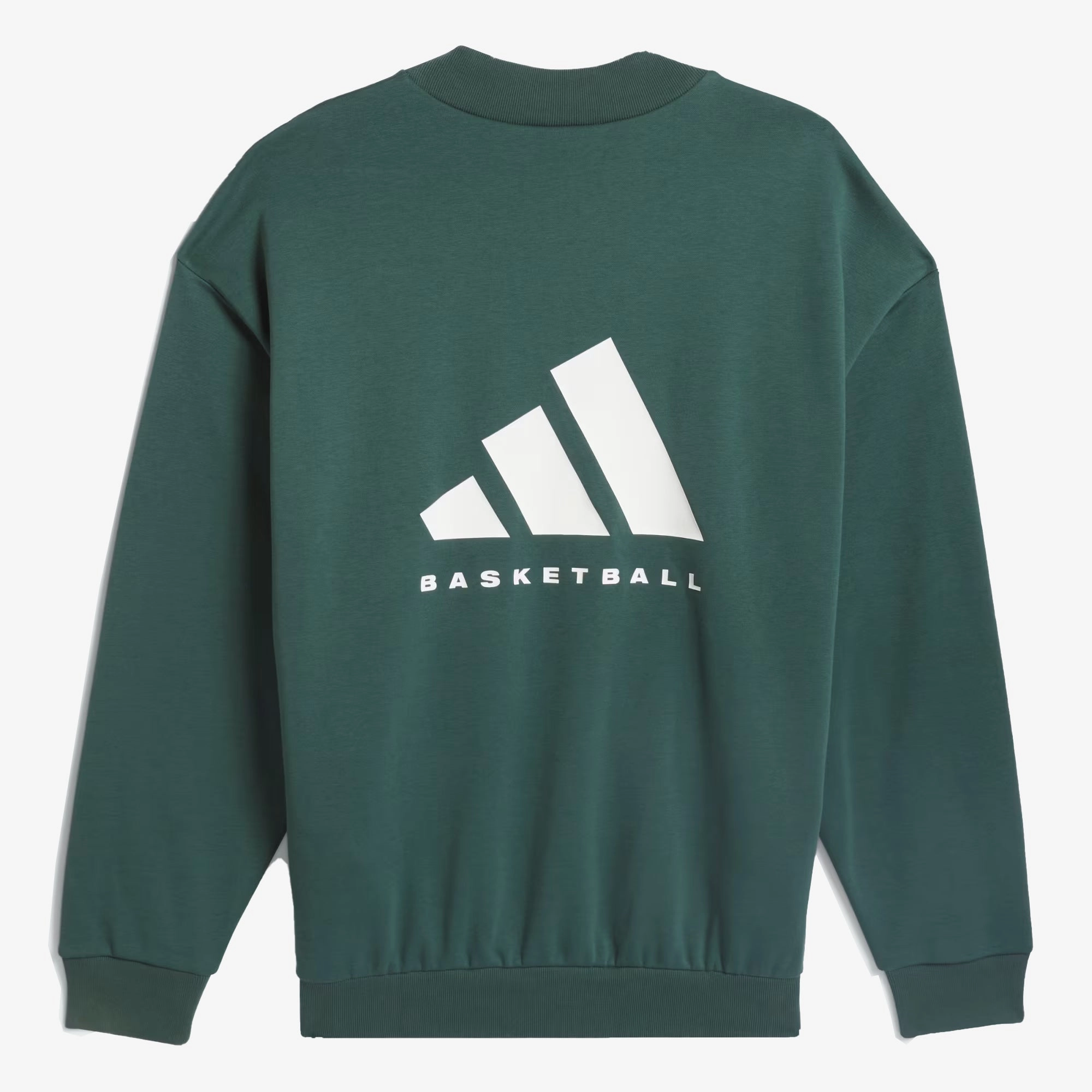 Adidas Originals | BASKETBALL CREW SWEATSHIRT  { MINERAL GREEN
