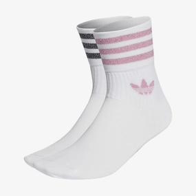 Adidas Originals | MID-CUT GLITTER CREW SOCKS 2 PAIRS
