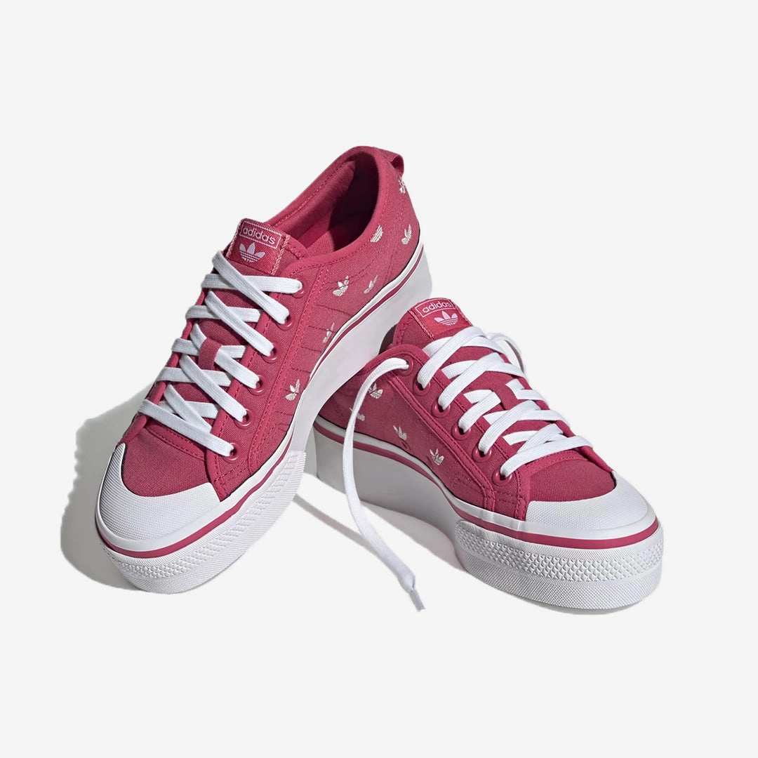 Adidas Originals | NIZZA PLATFORM  { PINK/WHITE/CLOUD WHITE