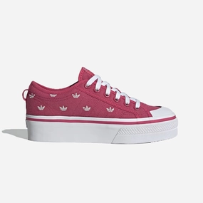 Adidas Originals | NIZZA PLATFORM  { PINK/WHITE/CLOUD WHITE
