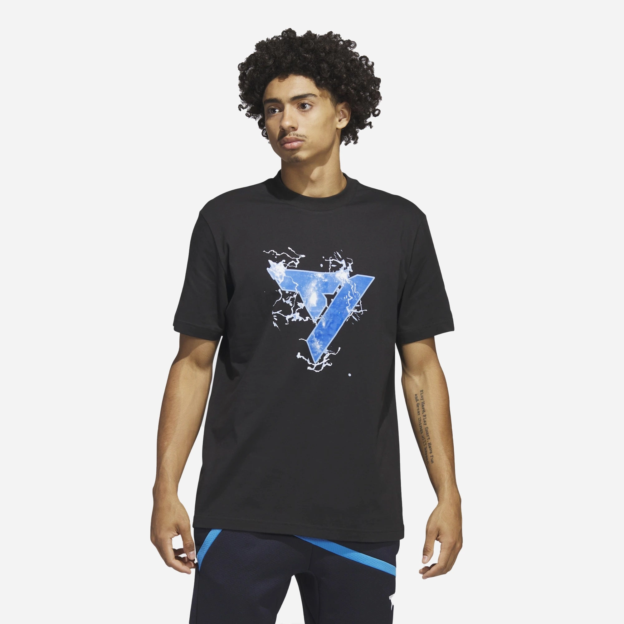 Adidas Originals | TRAE HC GRAPHIC TEE  { BLACK