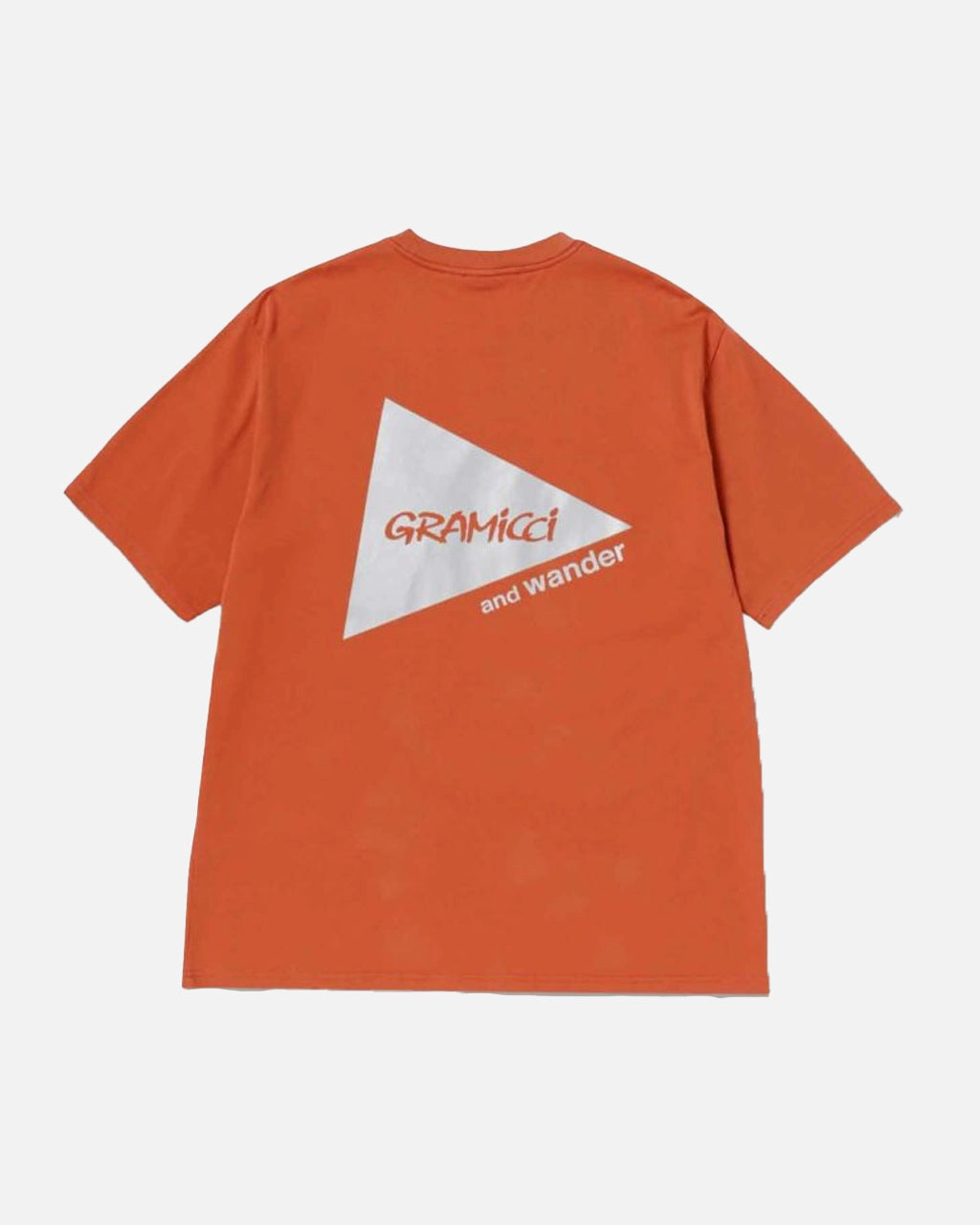 and wander x Gramicci Backprint Tee Red