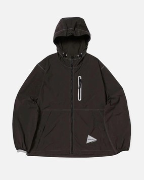 and wander x Gramicci Brushed Nylon Jacket Charcoal