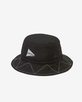 and wander x Gramicci Zigzag Stitch Hat Black