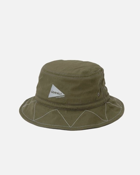 and wander x Gramicci Zigzag Stitch Hat Khaki