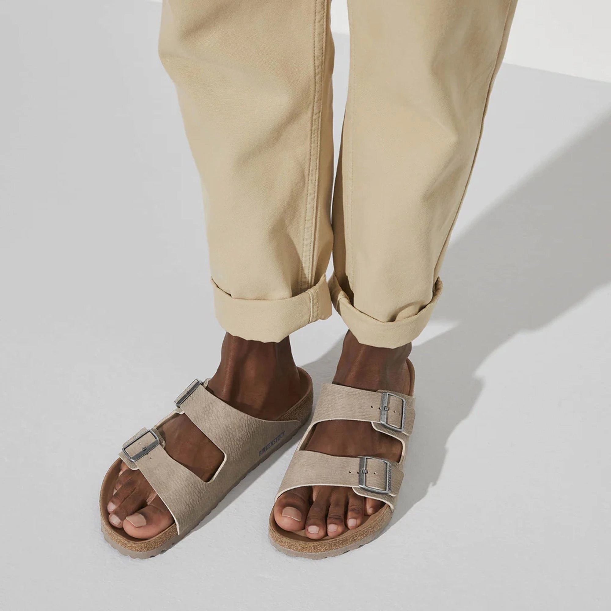 Birkenstock | ARIZONA VEGAN MICRO FIBRE  { BROWN