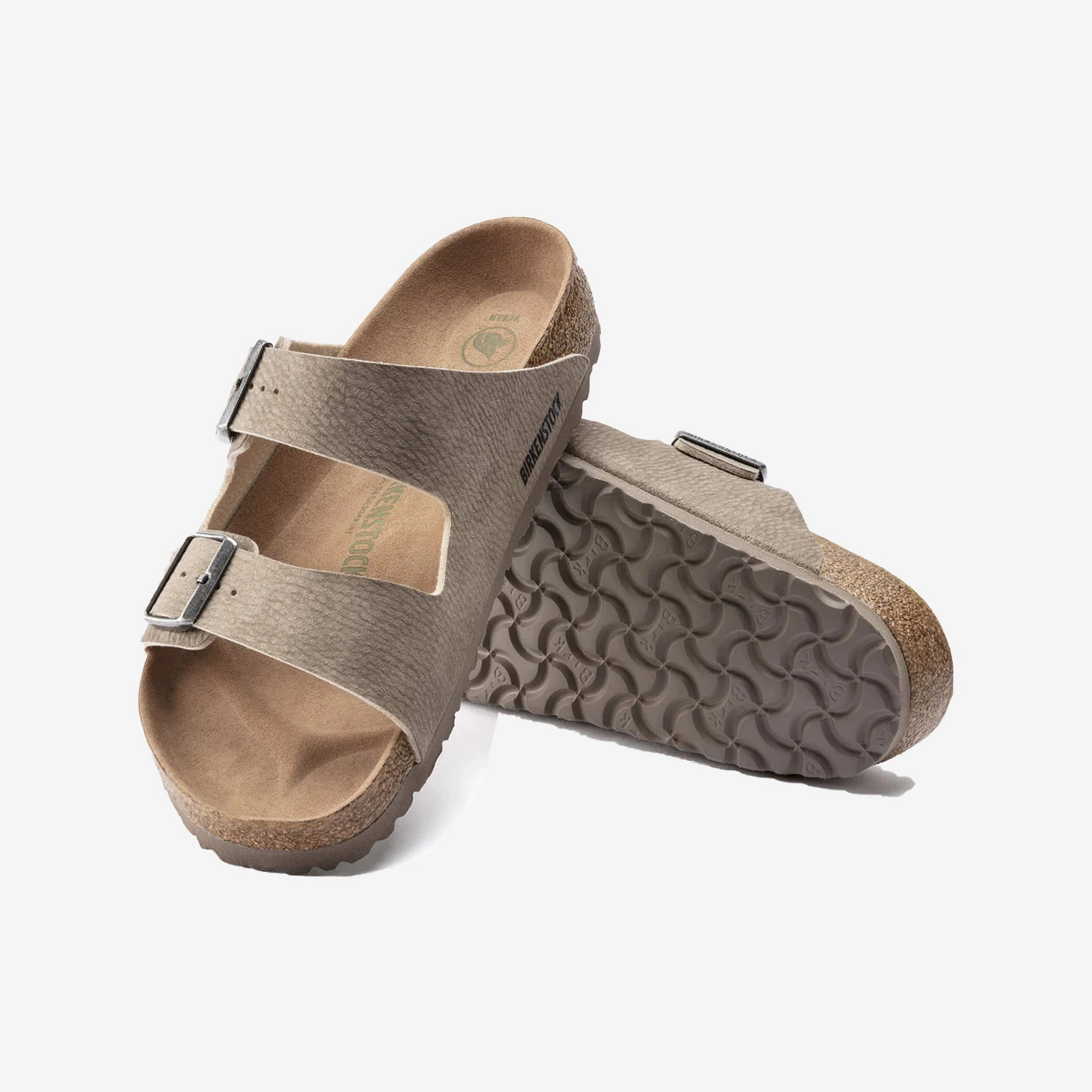 Birkenstock | ARIZONA VEGAN MICRO FIBRE  { BROWN