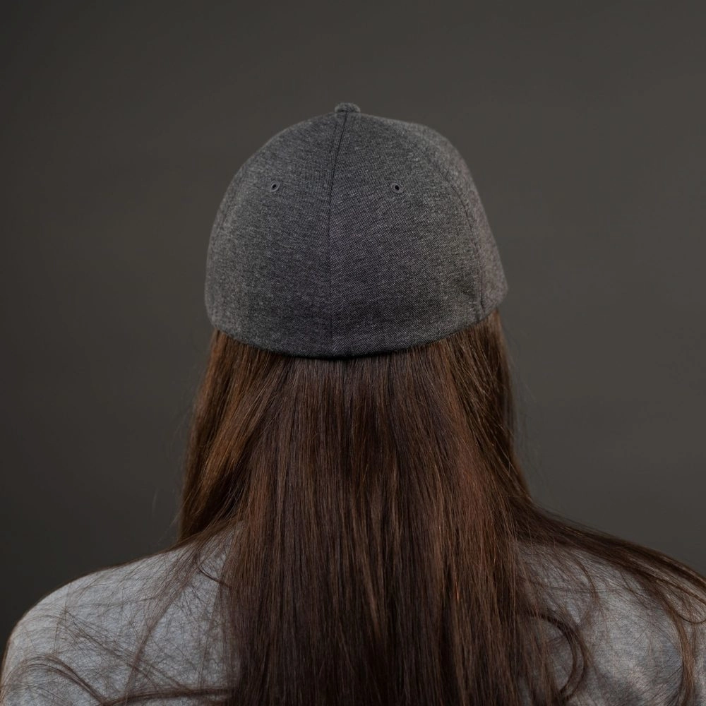 Blackout Flag Stretch Fit Hat - Gray