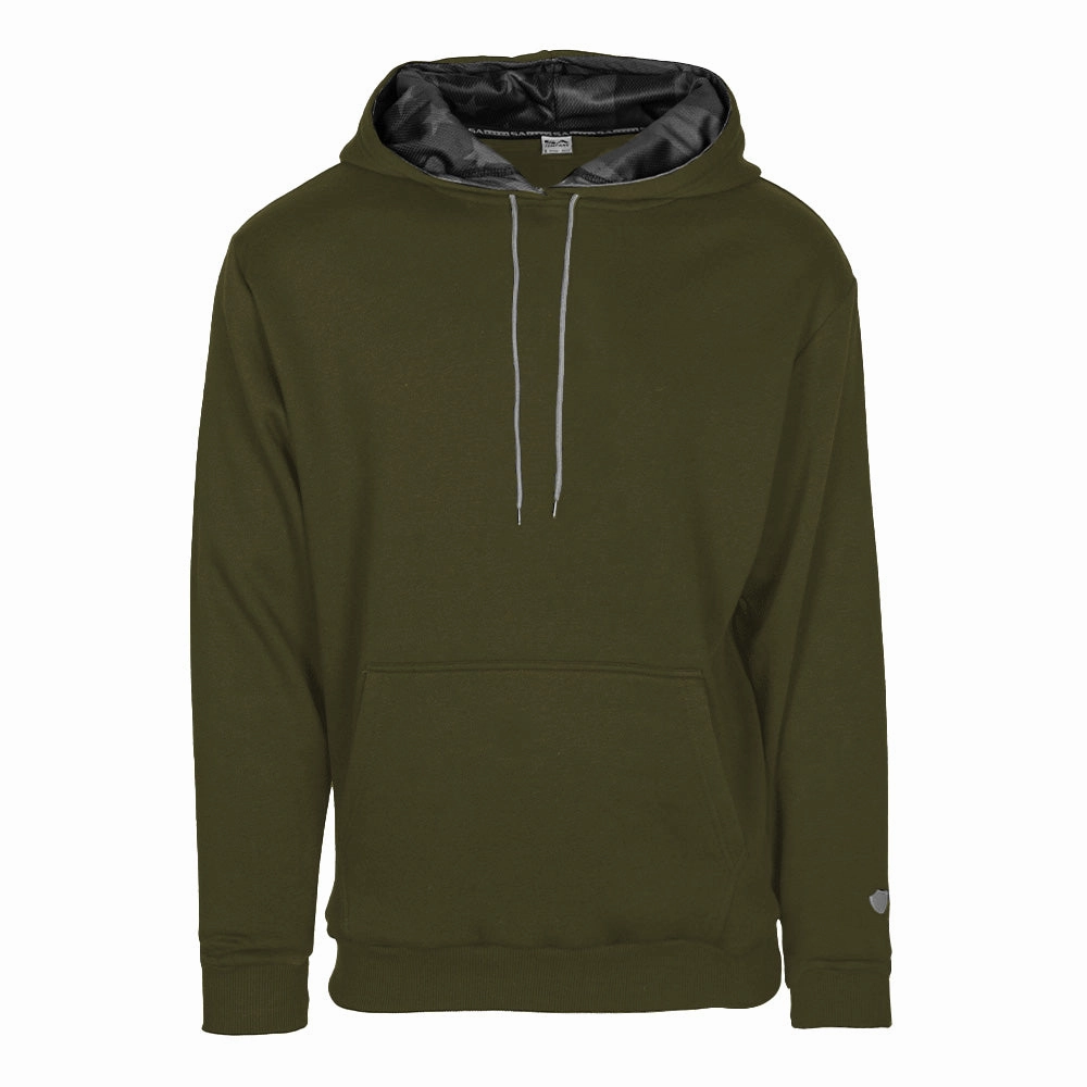 Classic Lined Hoodie | Blackout American Flag | Green