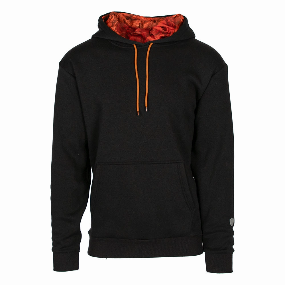 Classic Lined Hoodie | SA Forest Camo-High Vis Orange | Black