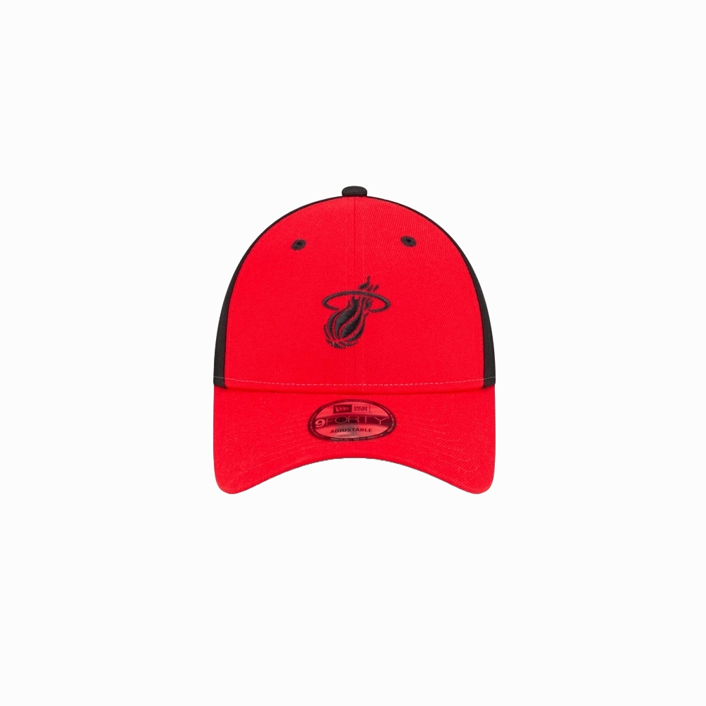 Court Culture HEAT Logo Red Colorblock Dad Hat