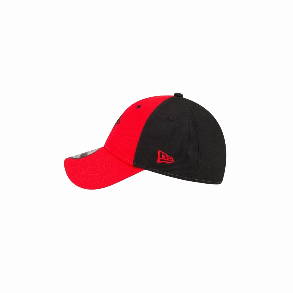 Court Culture HEAT Logo Red Colorblock Dad Hat