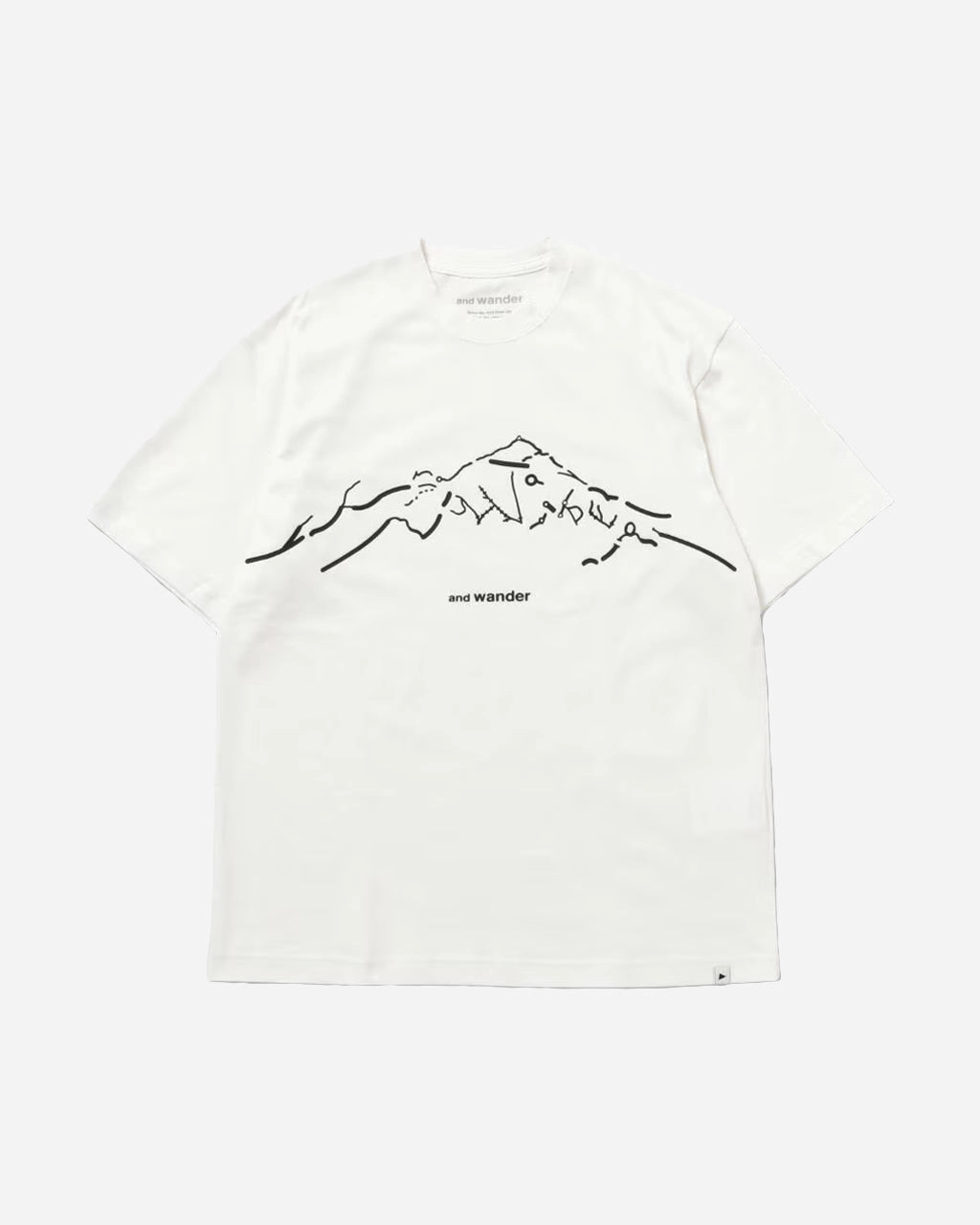 Daijiro OHARA Map Key Print T SS White