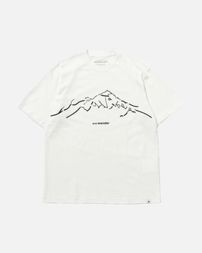 Daijiro OHARA Map Key Print T SS White