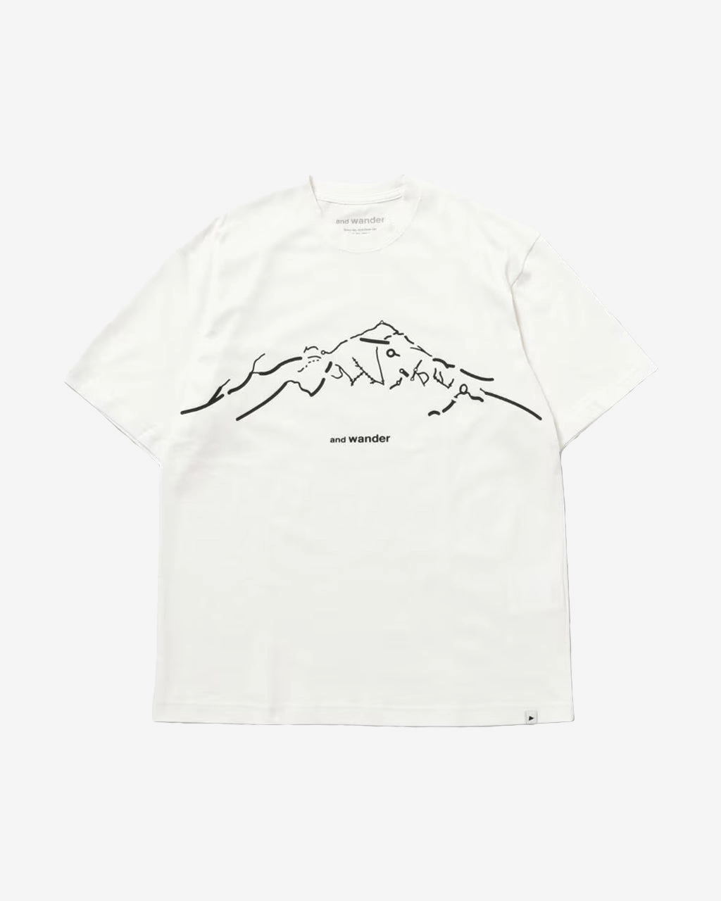 Daijiro OHARA Map Key Print T SS White