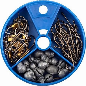 Danielson D1007 Hook Swivel Sinker Kit Dial Box Assortment - 75pcs