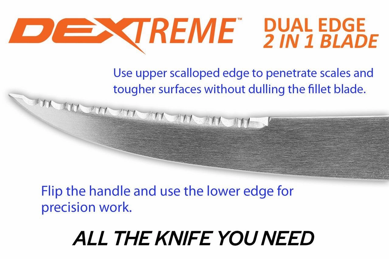 Dexter Dextreme 10" Dual Edge Stiff Fillet Knife with Sheath