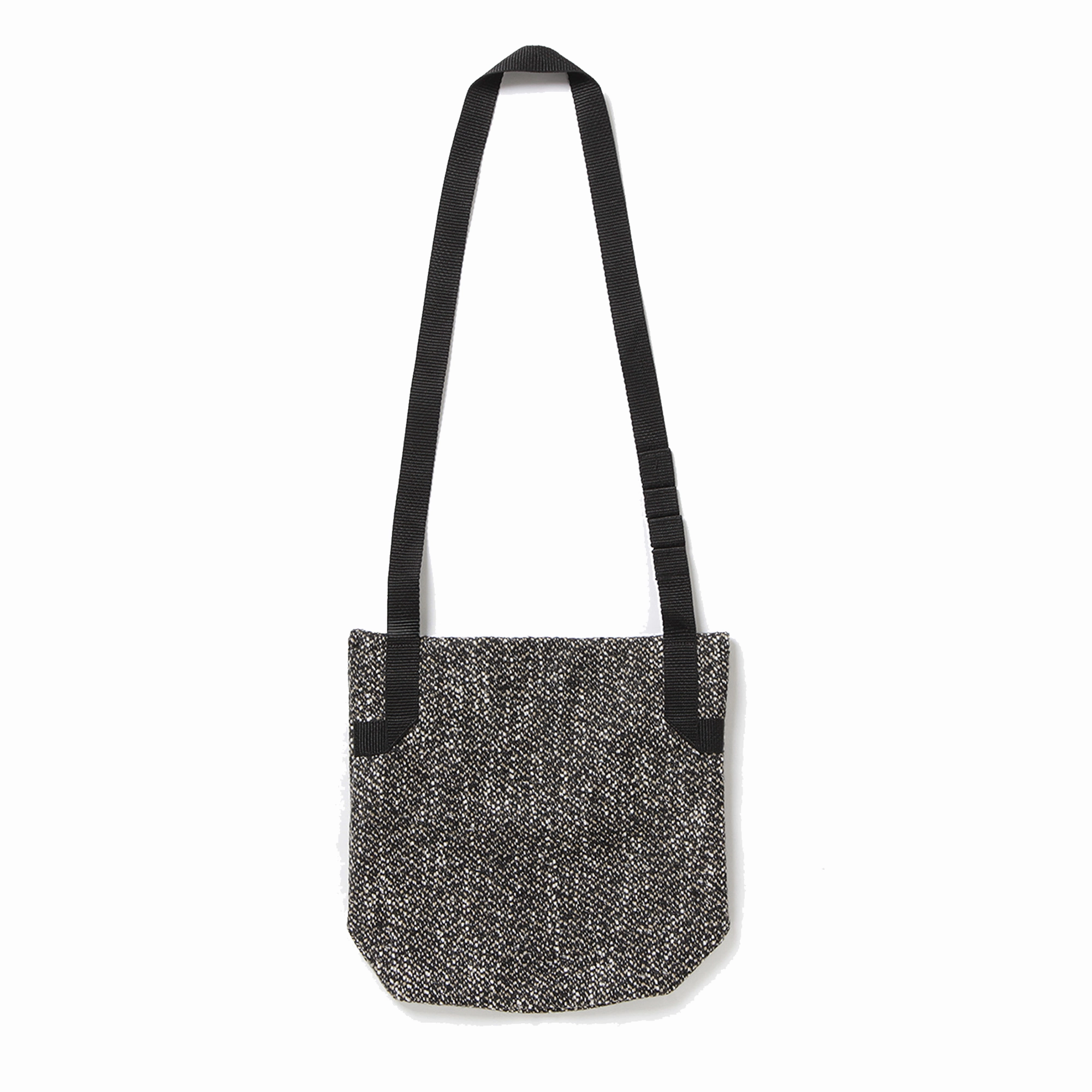 Engineered Garments Shoulder Pouch Brown/Black Wool Homespun