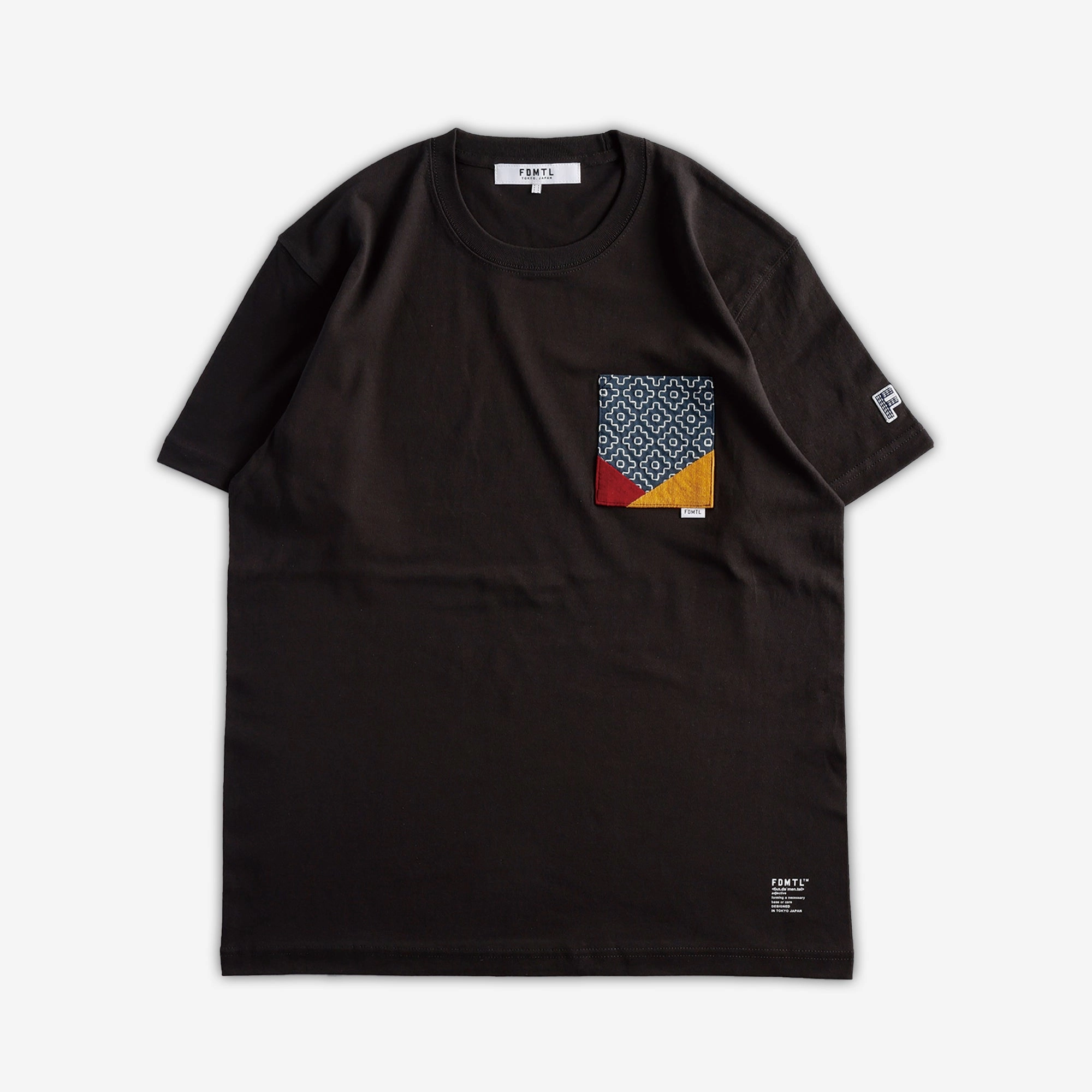 FDMTL | ORIGAMI TEE SUMI  { BLACK