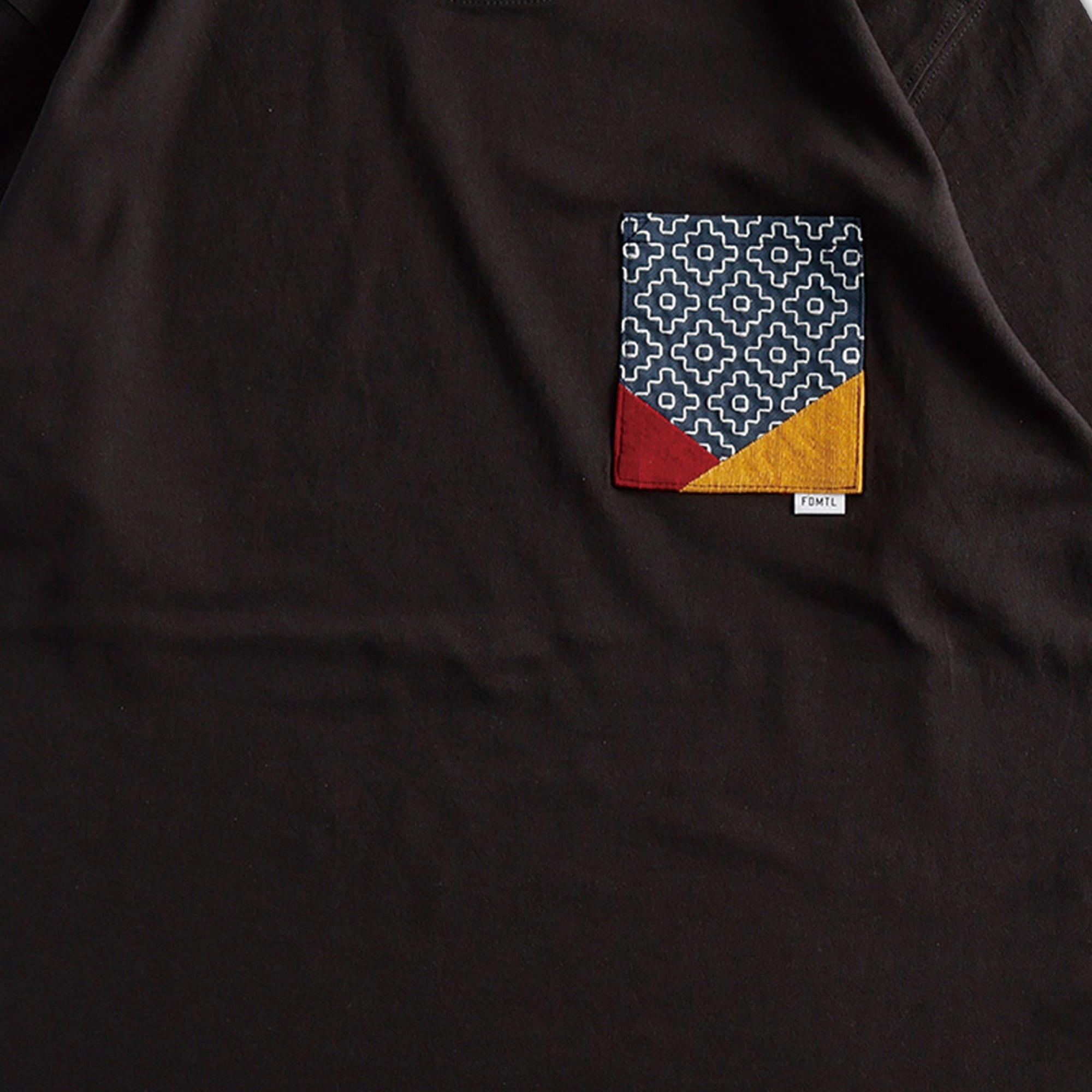 FDMTL | ORIGAMI TEE SUMI  { BLACK