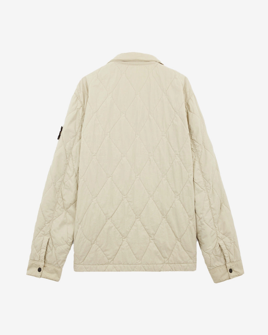 Fili Nylon Quilted Shirt Jacket Plaster