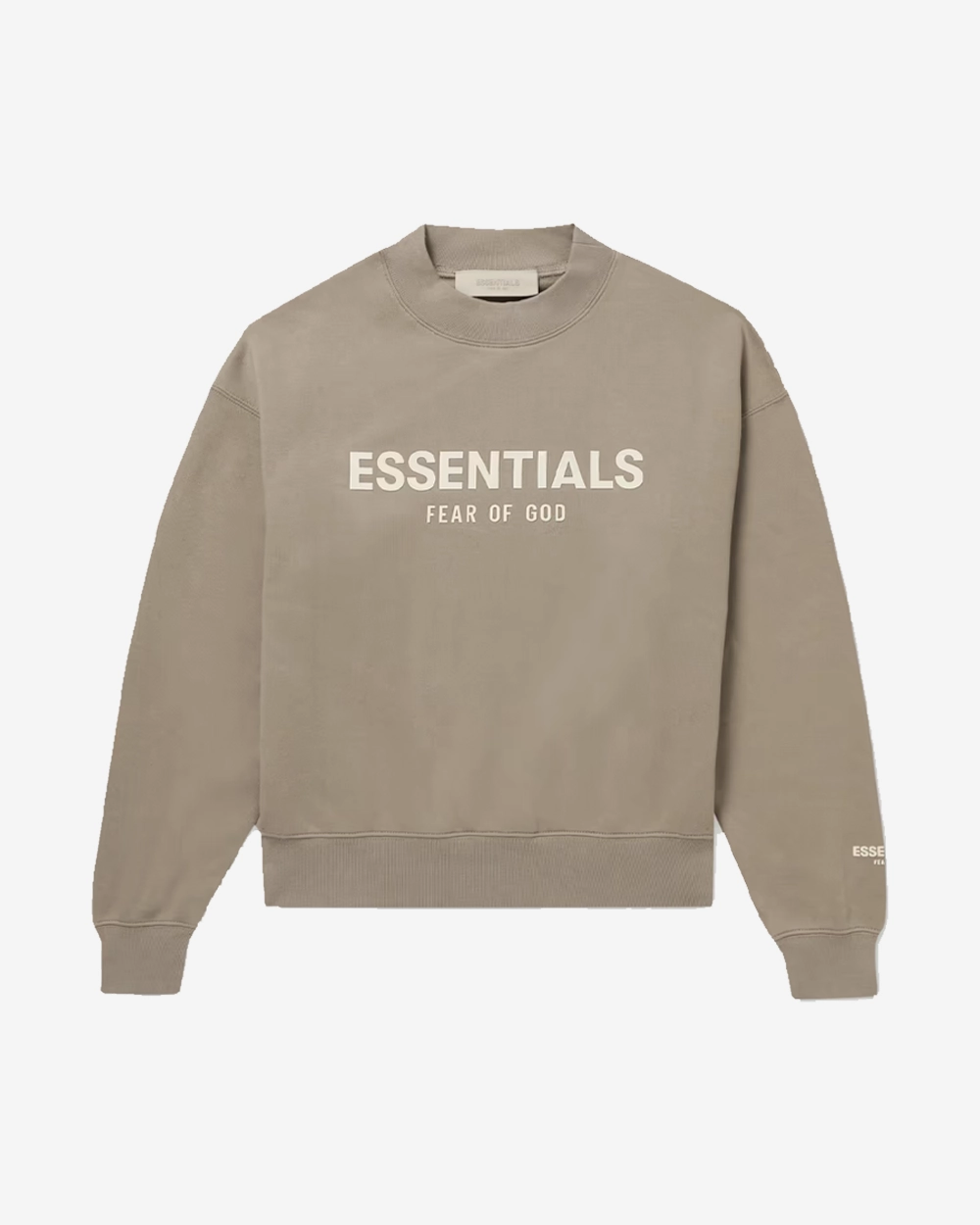 FOG ESSENTIALS SS22 LOGO DESERT TAUPE CREWNECK KIDS