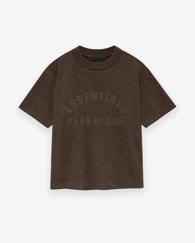 FOG ESSENTIALS SS24 HEATHER WOOD KIDS TEE
