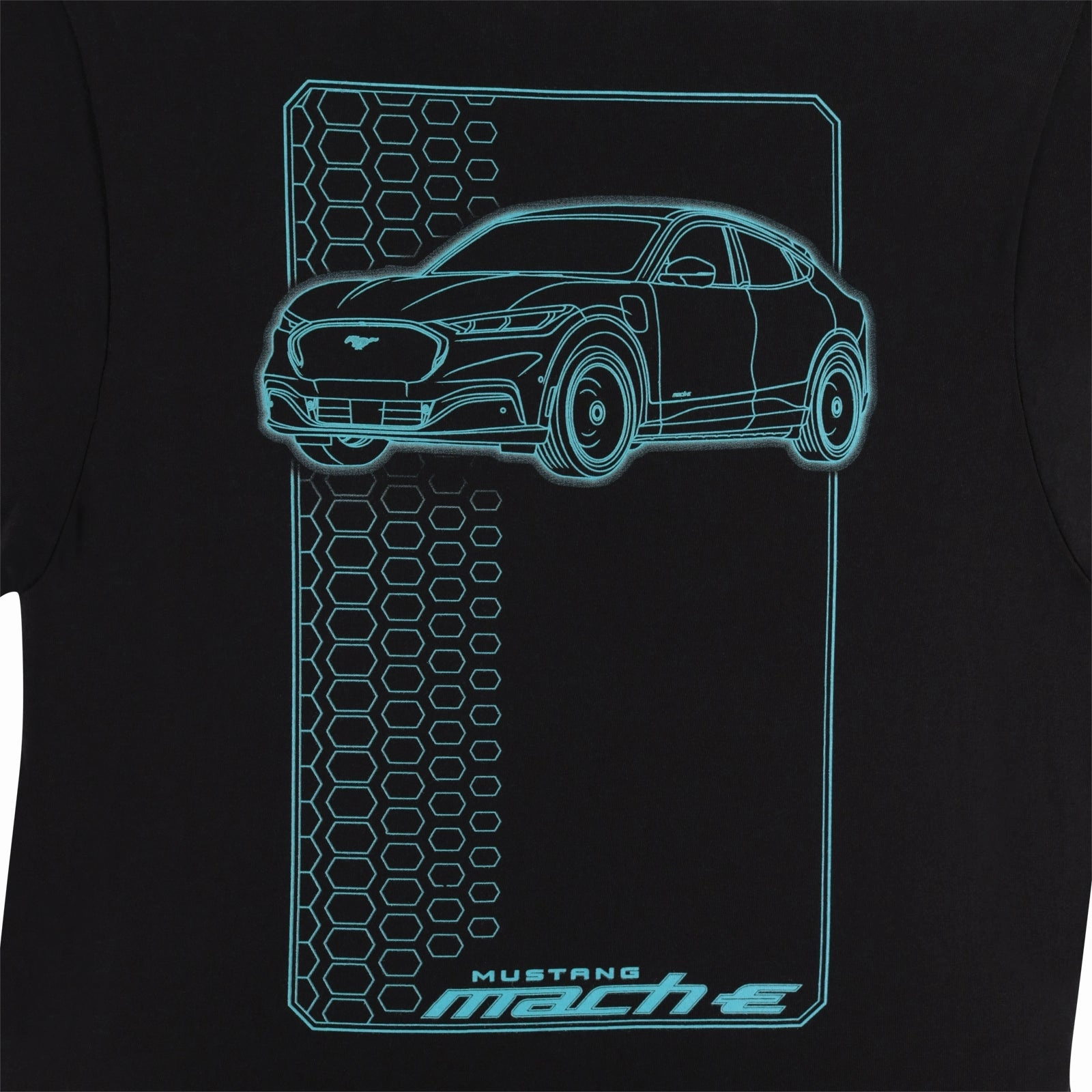 Ford Mustang Mach-E Men's Tire Tread T-Shirt