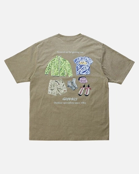 Geared Up Tee Khaki