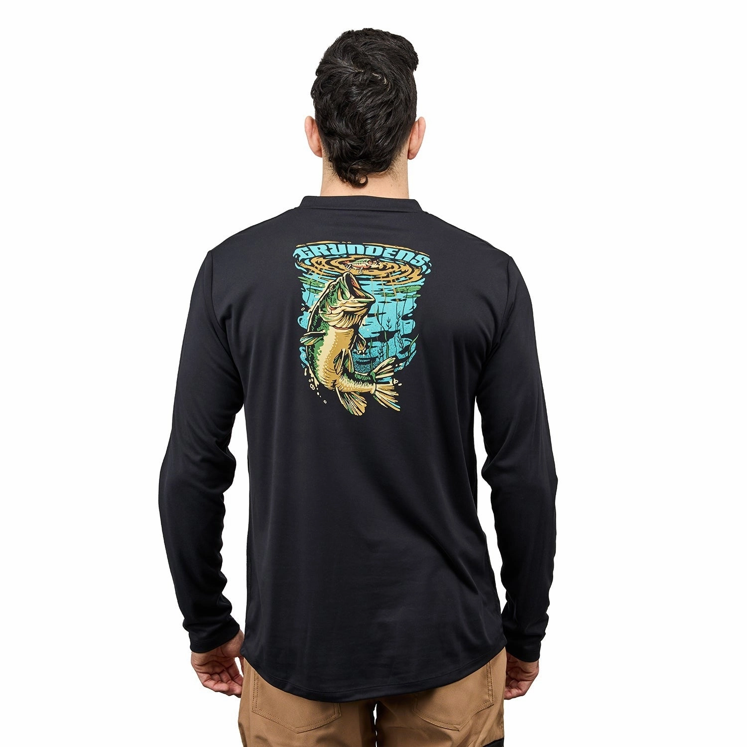 Grundens Bass Popper LS Tech Tee