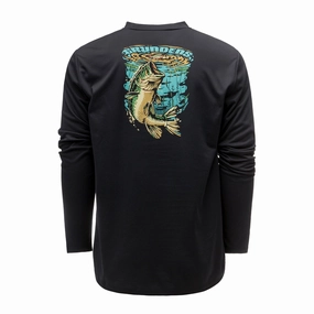 Grundens Bass Popper LS Tech Tee