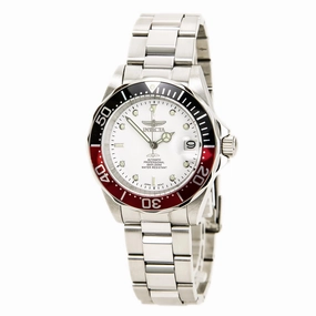 Invicta Men's Automatic Stainless Steel Watch - Pro Diver White Dial Date | 9404