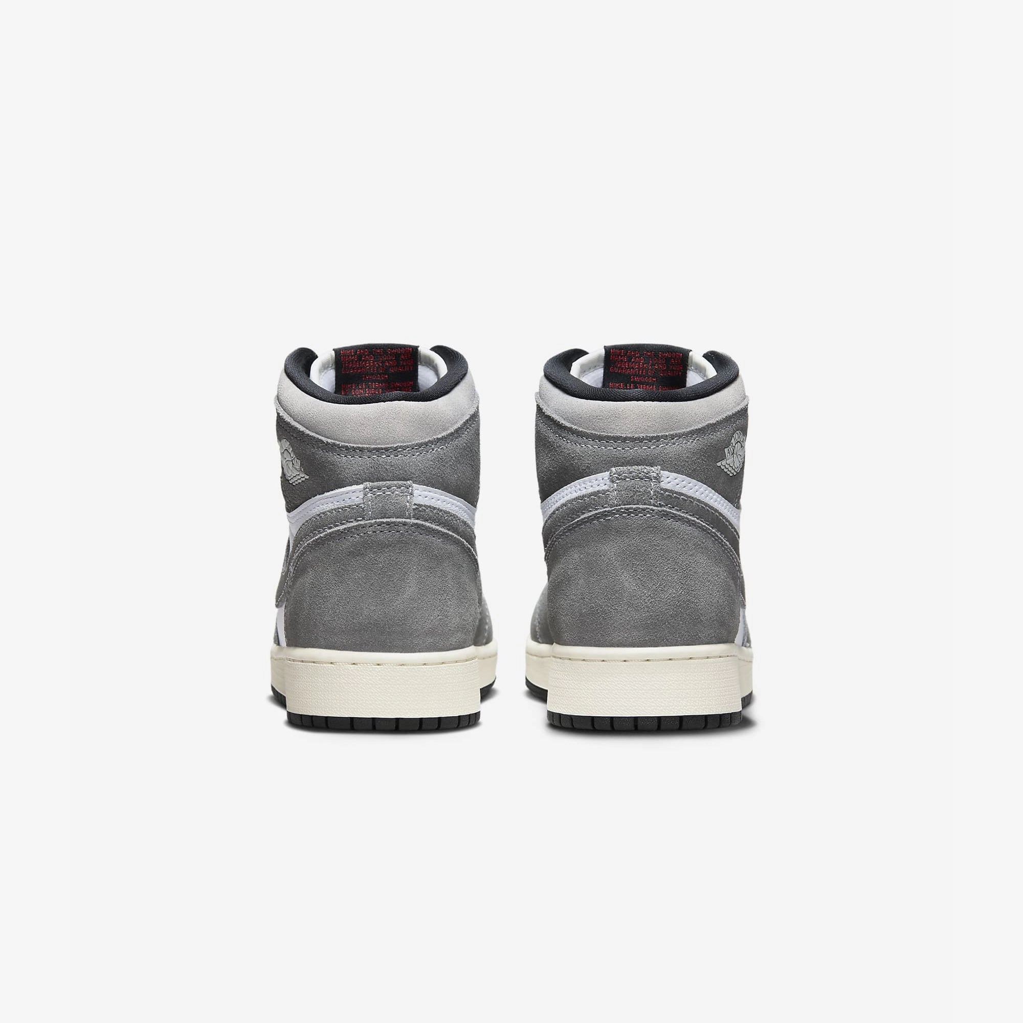 Jordan | AIR JORDAN 1 HIGH OG  { BLACK/WHITE/LIGHT SMOKE GREY