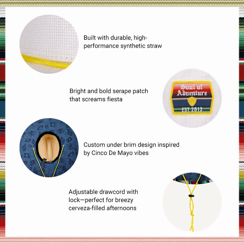 Limited Edition Keys Straw Hat | Down to Fiesta