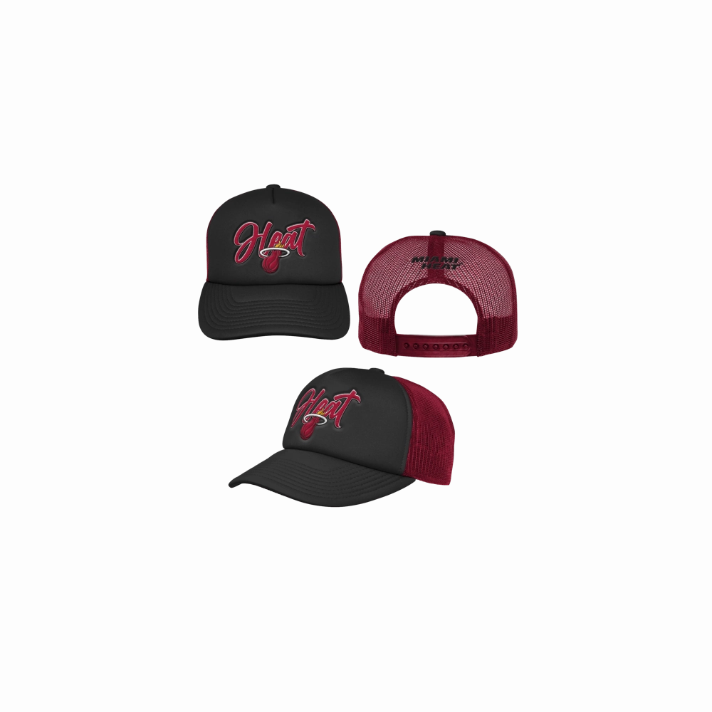 Miami HEAT Foam Front Youth Trucker Snapback