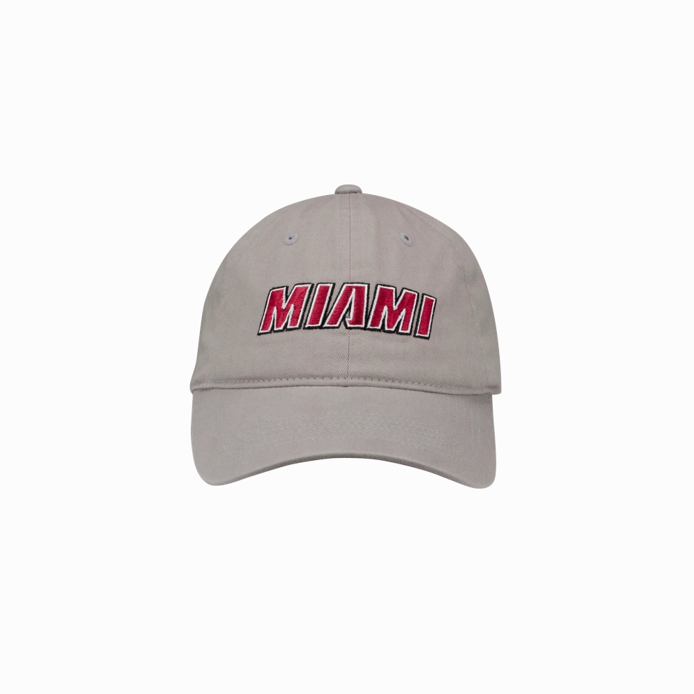 Miami HEAT Wordmark Grey Hat