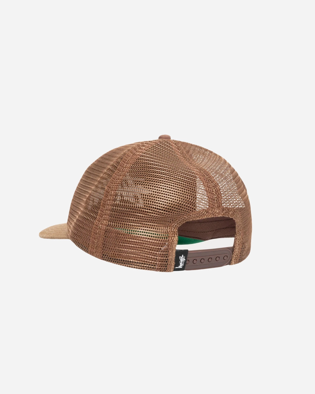 Mid-Depth Big Stock Mesh Cap Brown