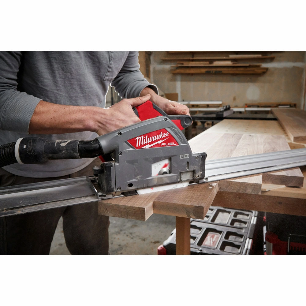 Milwaukee 2831-21TT M18 Track Saw Kit w/ Packout and 2 55 Inch Tracks with Bag
