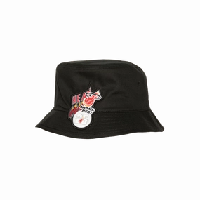 Mitchell & Ness Miami HEAT Logolap Bucket Hat