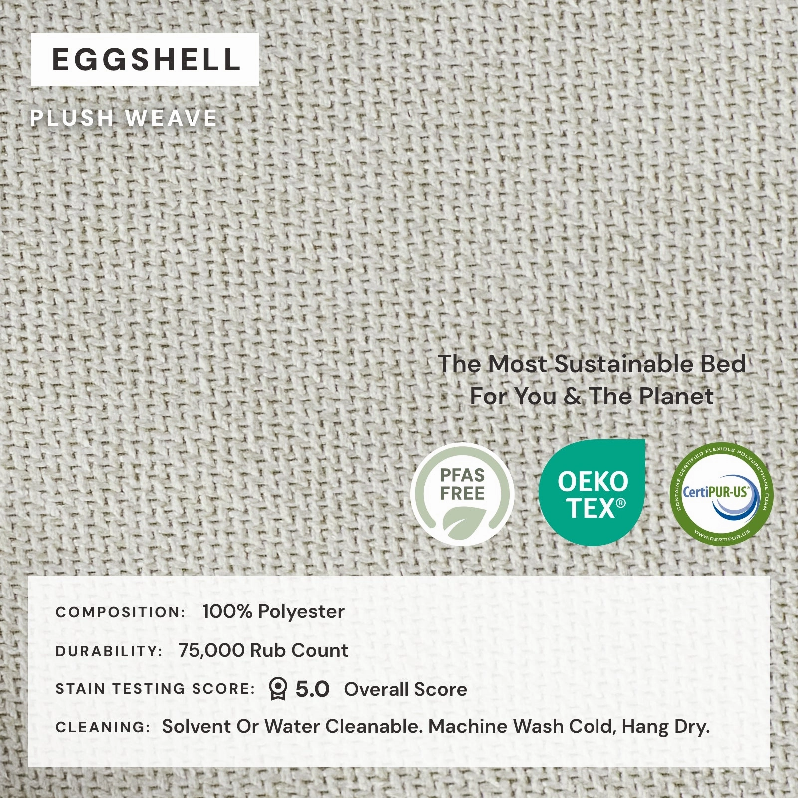 Modular Washable 4-Seater in Eggshell | Deluxe  Seat | Cloud Pillow