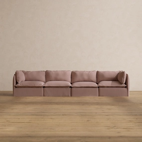 Modular Washable 4-Seater in Sakura | Memorix  Seat | Contour Pillow