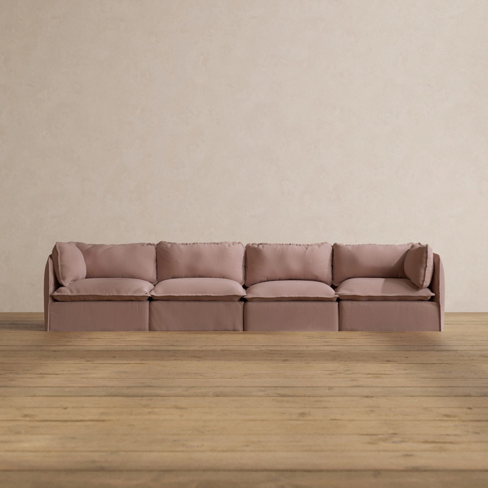 Modular Washable 4-Seater in Sakura | Memorix  Seat | Contour Pillow