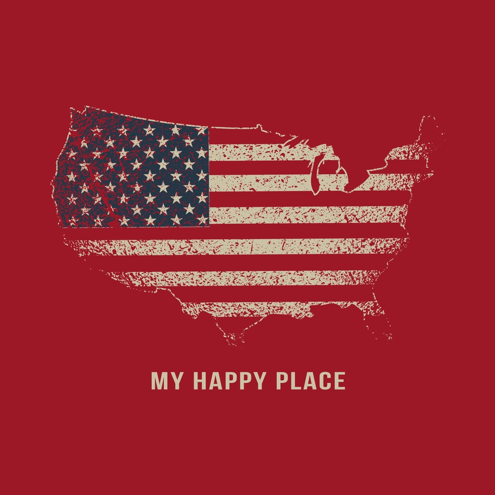My Happy Place T-Shirt - Red