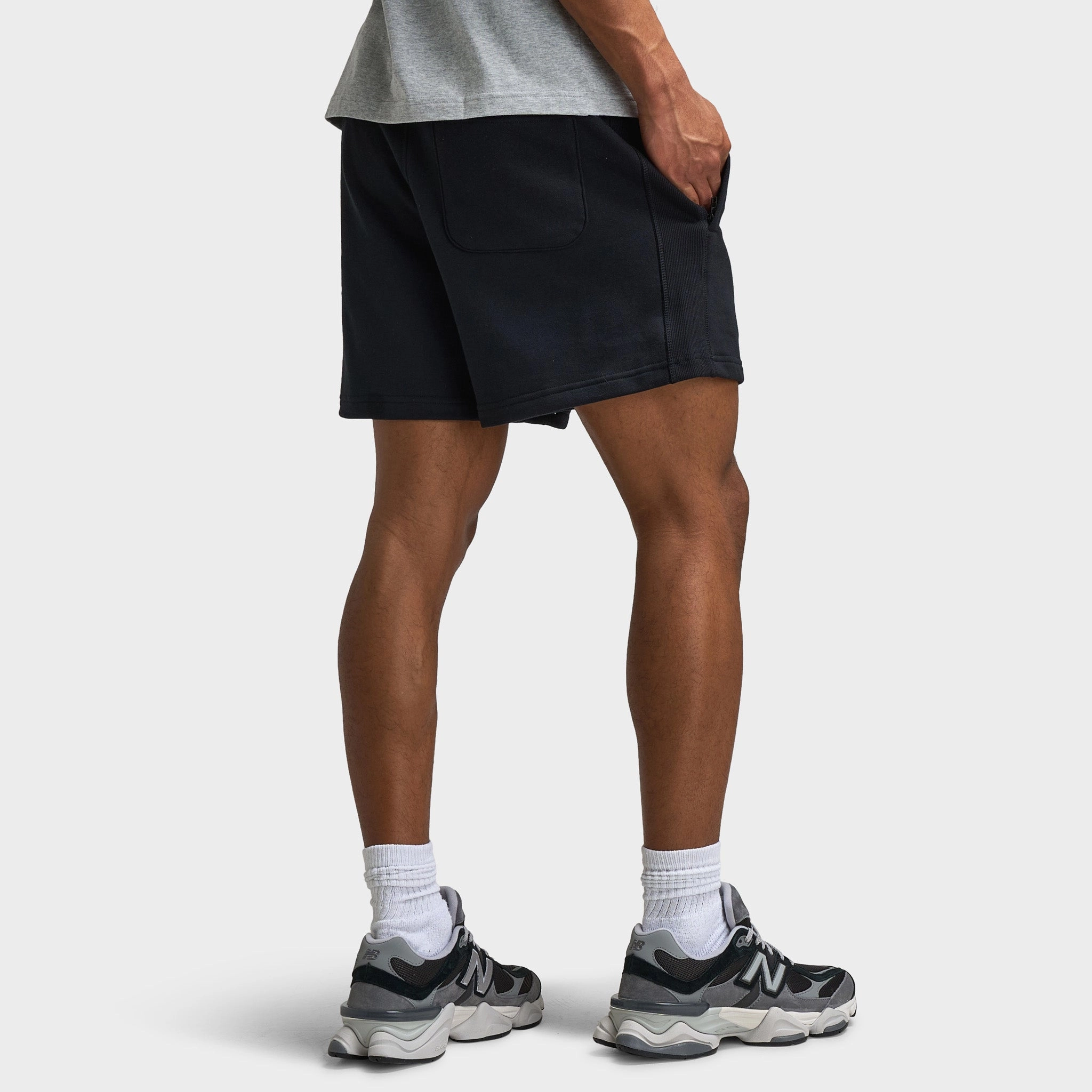 New Balance Athletics French Terry 5 Shorts / Black