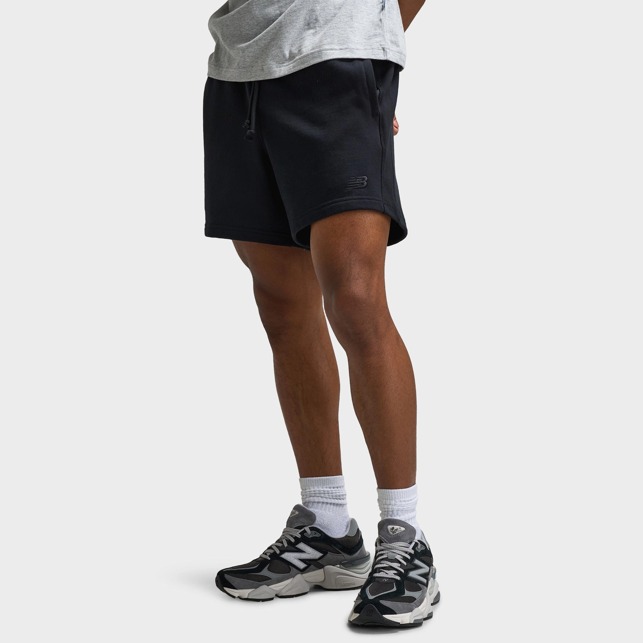 New Balance Athletics French Terry 5 Shorts / Black