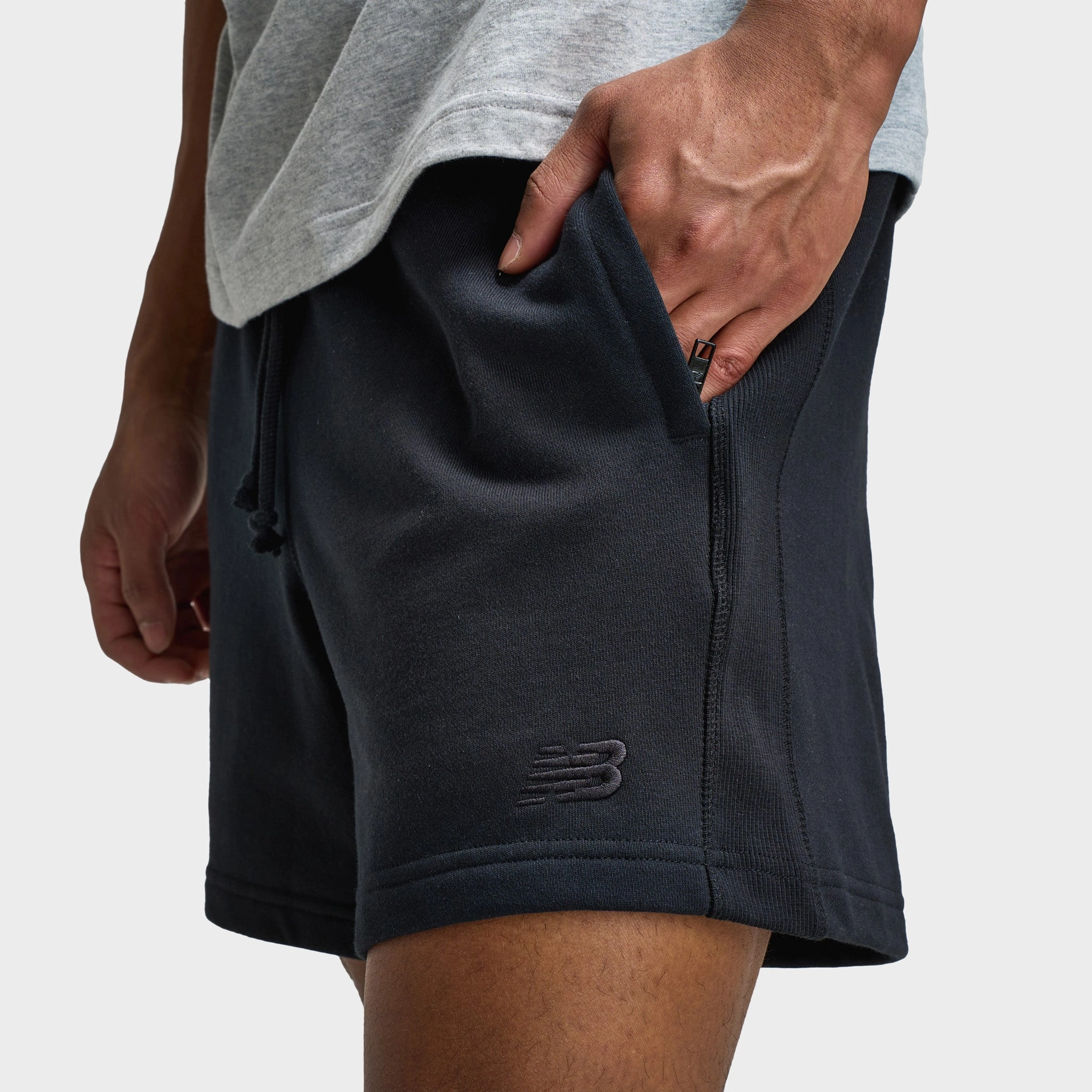 New Balance Athletics French Terry 5 Shorts / Black